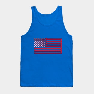 USA Flag like Tank Top